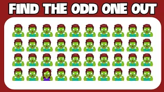 👀HOW GOOD ARE YOUR EYES? || FIND THE ODD ONE OUT|| #part3 ||#emojichallenge #findthedifference