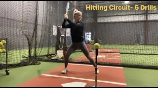 Softball Hitting Circuit - 5 Drills