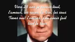 "Je sais" de Monsieur Jean Gabin