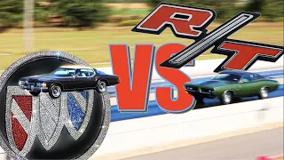 1973 Buick Riviera vs 1971 Dodge Charger RT | Pure Stock Drag Race