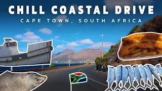 CHILL COASTAL DRIVE | Cape Town , South Africa 📍 #vlog #drive #explore #discover #asmr #travel #fyp