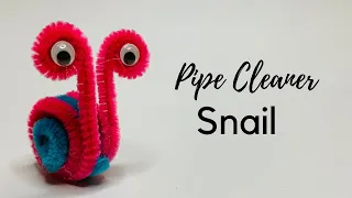 Make your own Pipe Cleaner Snail || Cute crafts || Pipe cleaner Animals || Mini’s Art & craft ideas