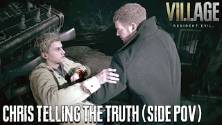 RESIDENT EVIL Village Chris Telling Ethan the Truth in Third Person View (Side POV)