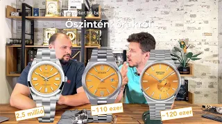 120 ezres sárga Bering óra amit a Rolex-inspirálta Citizen inspirált + Breitling | Őszintén: Órákról