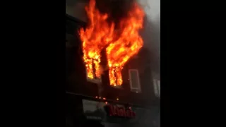 Fire in Preston Road, Wembley.