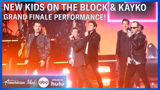 NKOTB + KAYKO have "The Right Stuff" On Stage At The Grand Finale - American Idol 2024