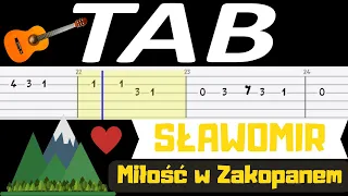 🎸 Miłość w Zakopanem (Sławomir) - melodia TAB (gitara) 🎵 TABY I NUTY W OPISIE 🎼