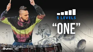 Play "One" On The Drums | 5 Levels