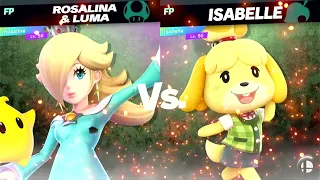Super Smash Bros Ultimate Amiibo Fights  – Rosalina vs the World #73 Rosalina vs Isabelle