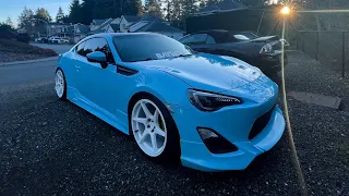 getting my BRZ ready for a car show