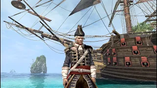 British Captain + HMS Prince Legendary Ship (British Mod) AC Black Flag