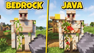 Minecraft BEDROCK vs JAVA Edition (25 Unterschiede)