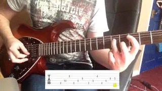 Mr Probz - Waves Guitar Lesson/TAB HD (Robin Schulz Remix) Tutorial