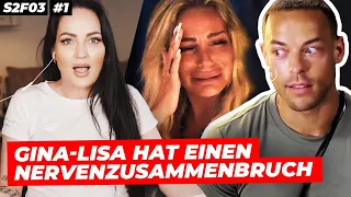 Wie Andrej Mangold Gina Lisa manipuliert! 😱| Yvonne Mouhlen Reaktion Kampf der Realitystars 2021