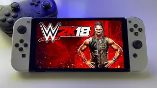 WWE 2K18 - REVIEW | Switch OLED handheld gameplay