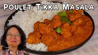 Poulet Tikka Masala: très populaire dans la cuisine indienne,très apprécié pour son mélange d’épices