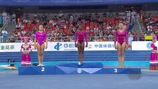 2014 Artistic Worlds, Nanning (CHN) – Women’s All-Around Victory Ceremony – We are Gymnastics !