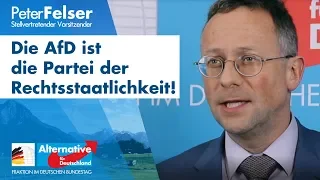 Die AfD ist die Partei der Rechtsstaatlichkeit!