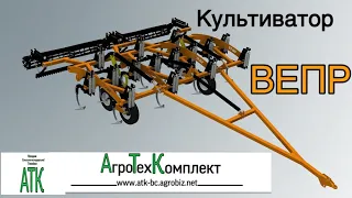 Культиватор Вепр 3.8Н (двухвитковая стойка, BELLOTA)