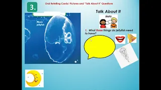 Second Grade Journeys' Lesson 10 Informative Oral Retell of the text, Jellies (Main idea & Details)