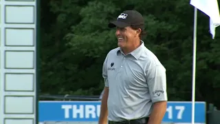 Phil Mickelson's all-time best flop shots