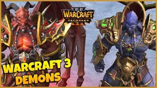 Warcraft 3 Reforged | Demon Character Models & Animations