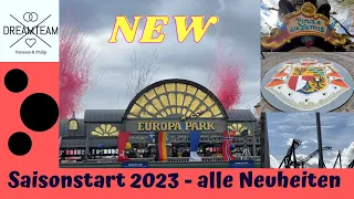 Saisonstart Europapark 2023- Alle Neuheiten - Neuer Themenbereich, Neue Essensmöglichkeiten, Shows