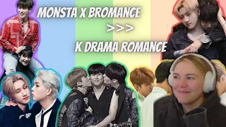 MONSTA X 'Bromance Moments That Make Me Forget Kdrama Romance' - REACTION!