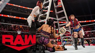 Damage CTRL unleashes a vicious ladder attack on Belair, Bliss and Asuka: Raw, Oct. 3, 2022