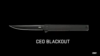 CRKT CEO FLIPPER BLACKOUT | Richard Rogers Design