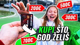 DAJEM MAŠI SVOJU KREDITNU KARTICU NA 24H! 💳💶 | Kimi's Life & Maša