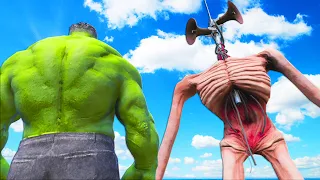 THE HULK VS SIREN HEAD - EPIC BATTLE