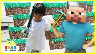 MINECRAFT Roblox and Slither.io In Real Life toy hunt