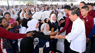 Silaturahmi Presiden Jokowi dengan Nasabah PNM Mekaar, Batu Bara, 7 Februari 2024