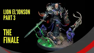 How to Paint Lion El'jonson (the face, sword, purity seals and shield)