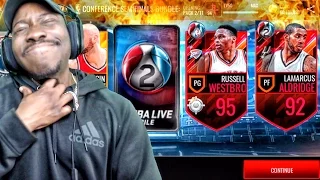 TRIPLE-DOUBLE KING PROGRESS & CONF SEMIFINALS PACK OPENING! NBA Live Mobile 16 Gameplay Ep. 109