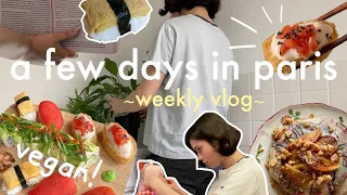 life in paris (sewing, making vegan sushi + park day)