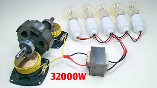 Ac First Electric Speaker Generator 32000W How To Make 230V Free Electricity Energy At Home