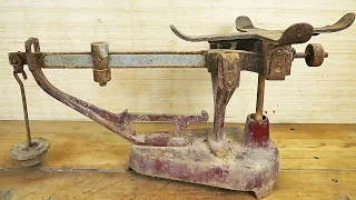 Restoration Of Antique Rusty Scale