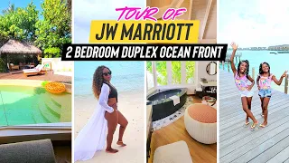 JW Marriott Tour | Our Duplex Beach Front Villa | LittleMissTravelers