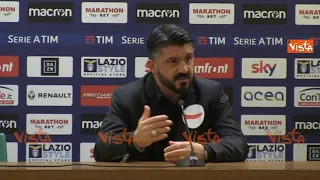 Gattuso: "Siamo un Paese incredibile, tanti problemi e Salvini pensa ai cambi"