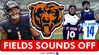 Justin Fields SOUNDS OFF On ‘St. Brown Bros’ Podcast: IG Drama, Future With Bears & NFL Trade Rumors