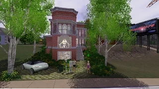 The Sims 3.Victorian mansion of "Milis".Викторианский особняк "Милиса".