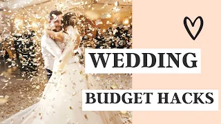 How To Save Money While Preparing Your Dream Wedding | Wedding Budget Hacks