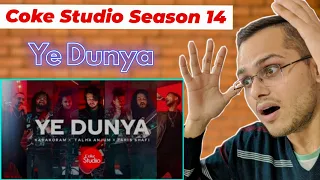 Indian Reaction | Coke Studio Season 14 | Ye Dunya | Karakoram x Talha Anjum x Faris Shafi