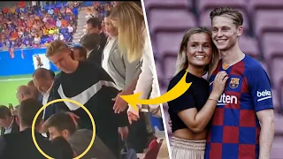 Pique Denies Frenkie de Jong's Girlfriend a Seat