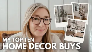 My TOP TEN Home decor purchases