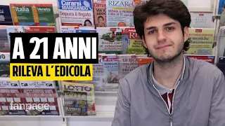 Davide Sorgato a 21 anni rileva l'edicola del paese: "È fondamentale per questo luogo, la cercavo"