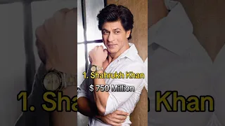 Top 10 Richest Actor In India #shorts #ytshorts #viral #salmankhan #bollywood