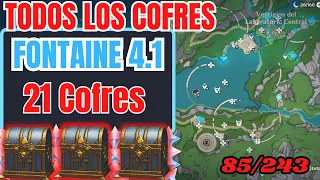 🌟TODOS LOS COFRES DE FONTAINE🌟| PARTE 4 | VERSION 4.1 | Genshin impact